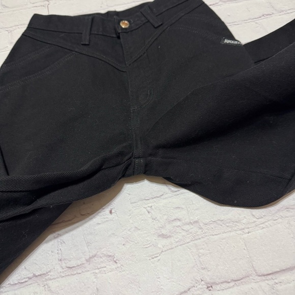 ROCKY MOUNTAIN CLOTHING CO women’s black denim jeans vintage 80s size 22 EUC - Picture 5 of 16